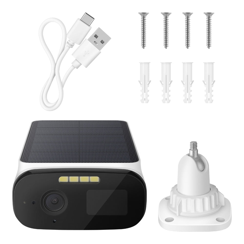 Cámara Steren de Seg Wi-Fi 4 Mpx c/Panel Solar