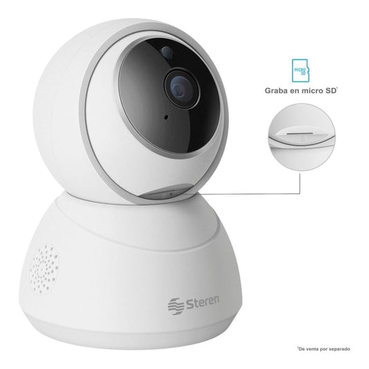 Cámara de Seguridad Wi-Fi 3 MPx Robotizada Con Seguidor de Movimiento Steren CCTV-219