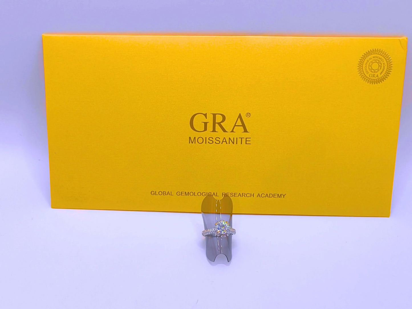 Anillo Plata Esterlina 925 "Compromiso 1" Moissanita Cerrado Calenbi