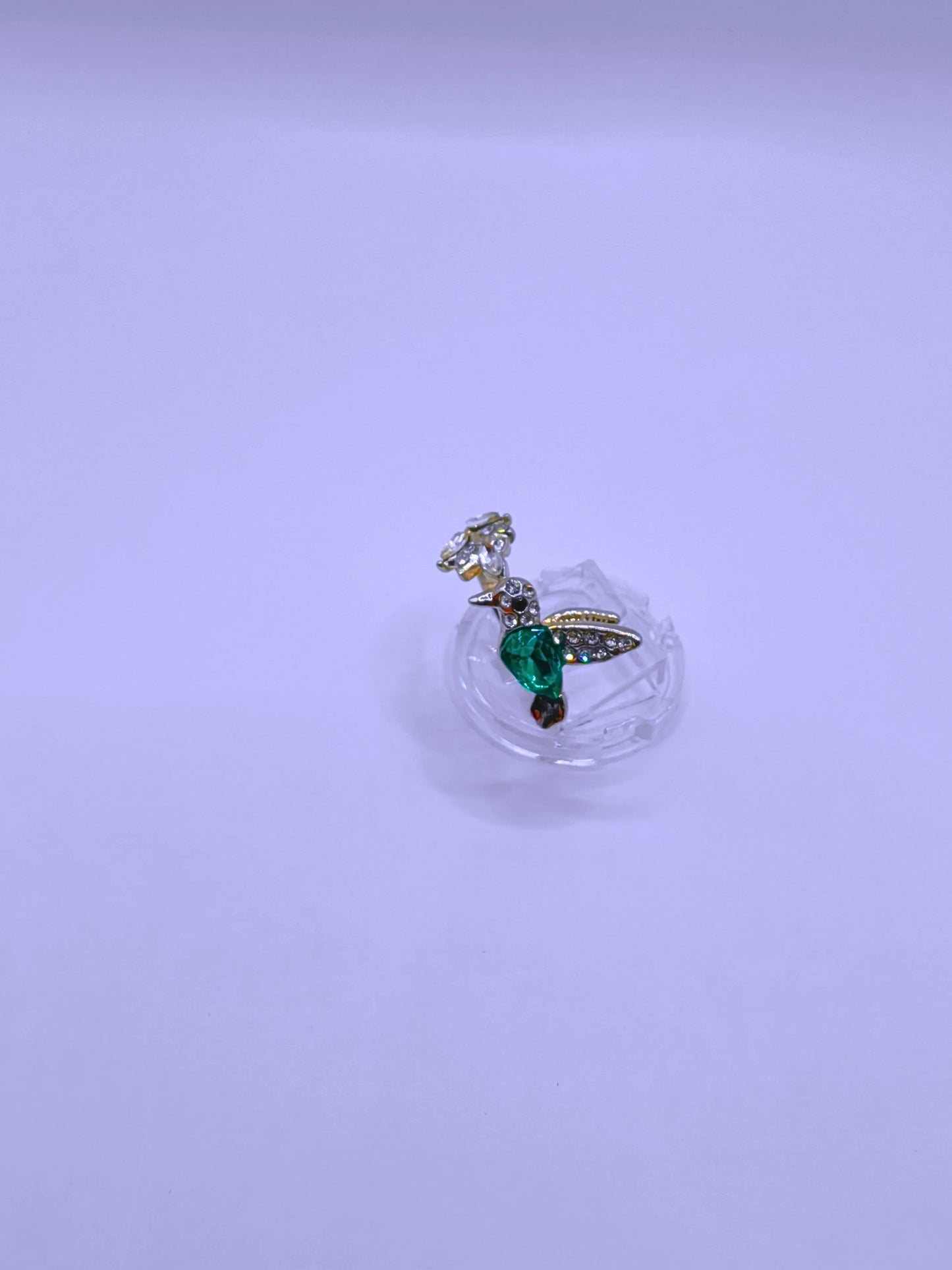 Anillo Aleación Zinc Colibrí Ajustable Calenbi