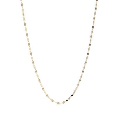 Cadena De Oro Italiano 10k, Estilo Grano De Café