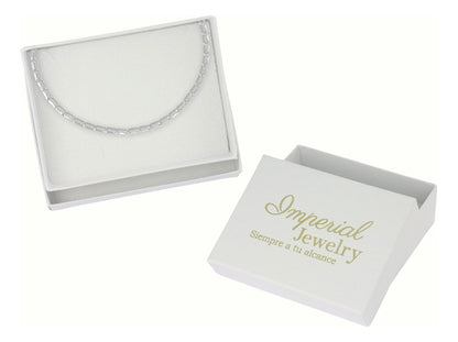 Pulsera De Plata Ley 925 Armado A Mano 18 Cm De 1.5mm