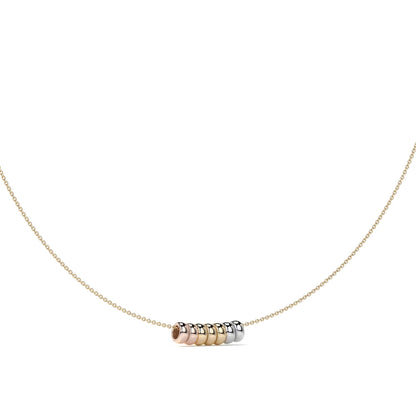 Cadena De Oro Mujer Italiana Gargantilla Semanario Aros Tricolor