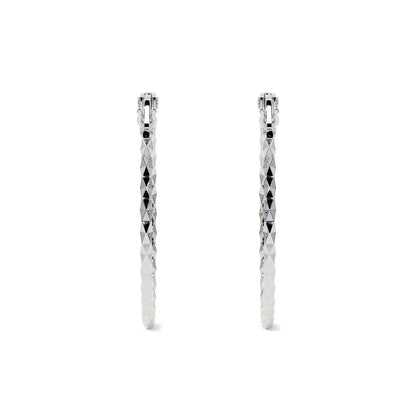 Arete Arracada Diamantada De Plata Ley 925 Para Mujer Confeti