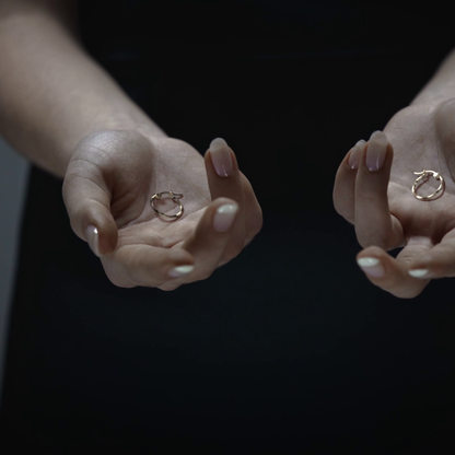 Arete Arracada De Oro De 10k Diamantada Estilo Torsal