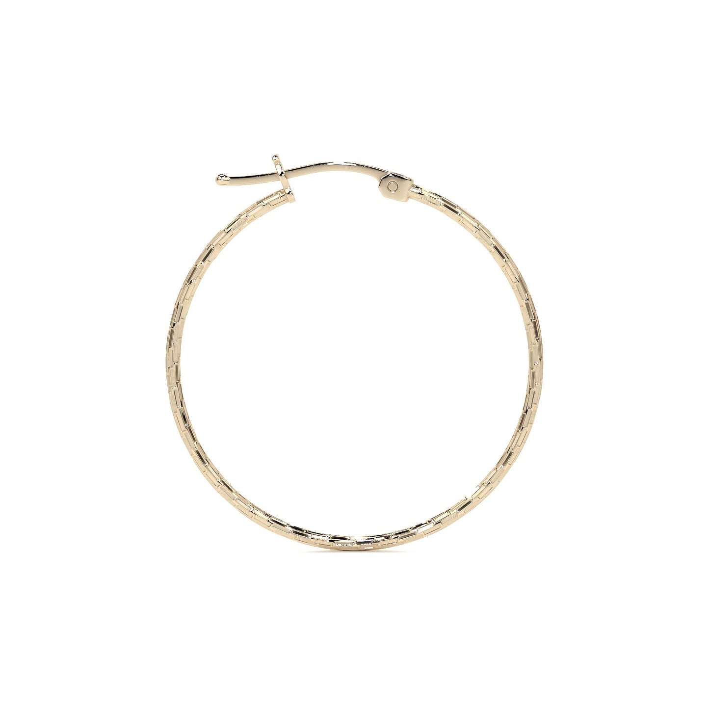 Arete Arracada Diamantada De Oro 14k Estilo Dominó