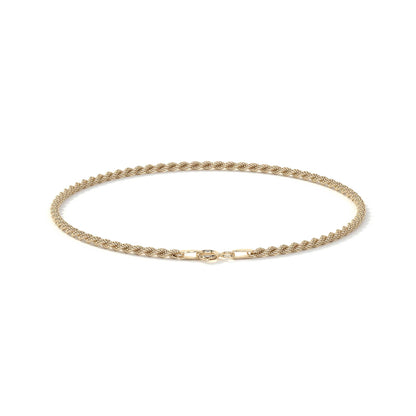 Pulsera de Oro 10K Estilo Torsal Italiano para Hombre y Mujer | Brazalete Unisex Elegante