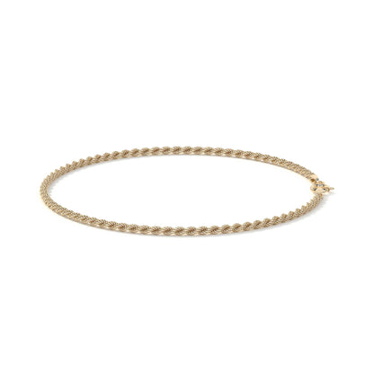 Pulsera de Oro 10K Estilo Torsal Italiano para Hombre y Mujer | Brazalete Unisex Elegante