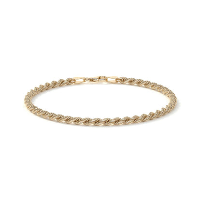Pulsera de Oro 10K para Hombre Estilo Torsal Italiano | Brazalete Masculino Elegante