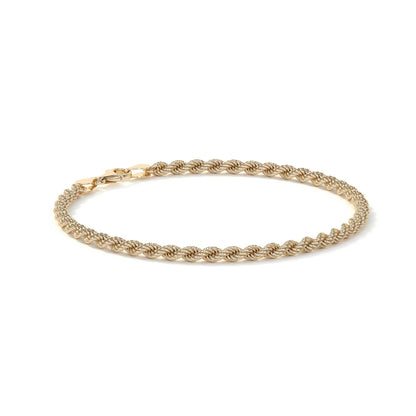 Pulsera de Oro 10K para Hombre Estilo Torsal Italiano | Brazalete Masculino Elegante
