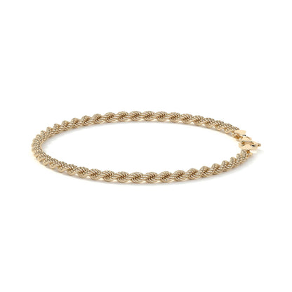 Pulsera de Oro 10K Estilo Torsal Italiano | Brazalete Elegante de Joyería Fina