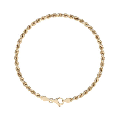 Pulsera de Oro 10K para Hombre Estilo Torsal Italiano | Brazalete Masculino Elegante