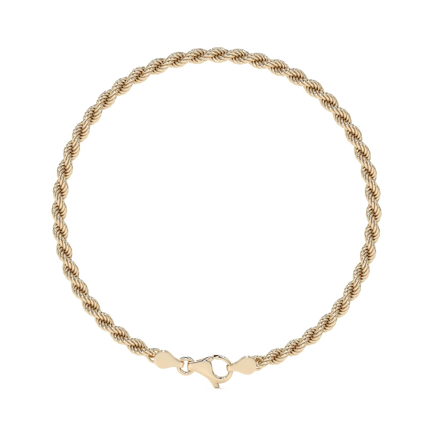 Pulsera de Oro 10K Estilo Torsal Italiano | Brazalete Elegante de Joyería Fina