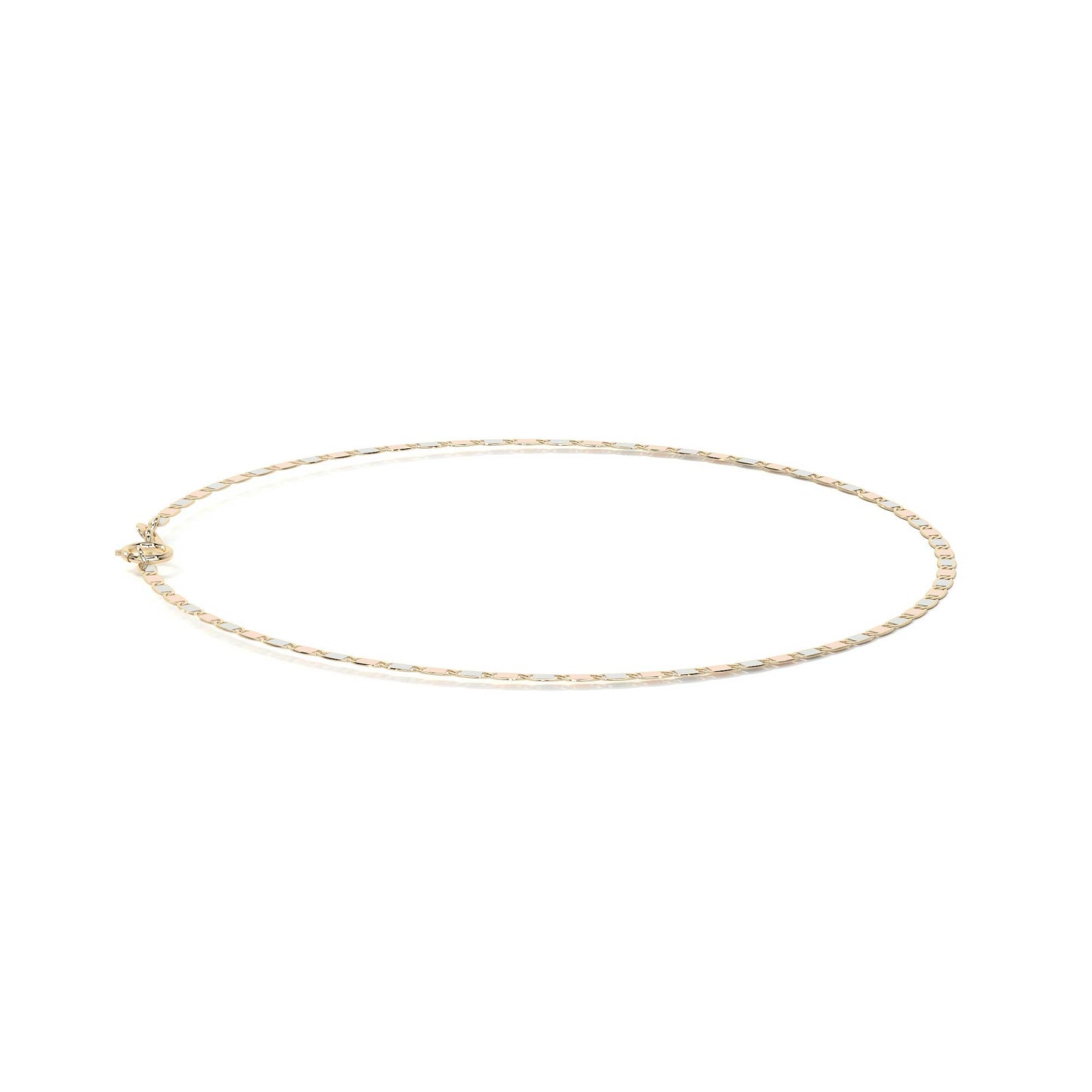 Pulsera de Oro 10K Estilo Italiano Valentino | Brazalete Delicado en Oro Amarillo o Tricolor