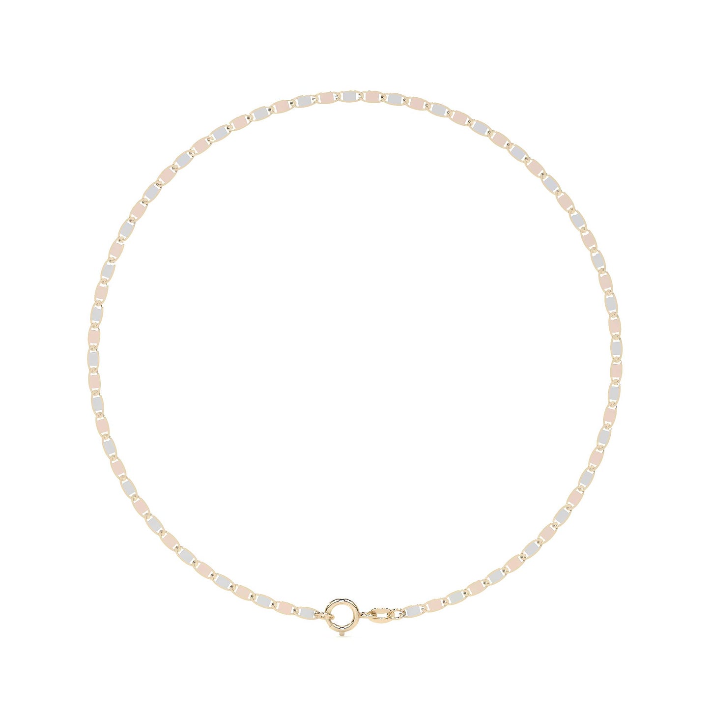 Pulsera de Oro 10K Estilo Italiano Valentino | Brazalete Delicado en Oro Amarillo o Tricolor