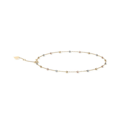 Esclava Viviana Ajustable de Oro 10K con Bola Lisa | Pulsera Elegante de Joyería Fina