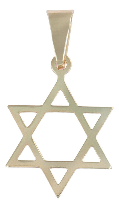 Dije De Oro De 10k De Estrella De David
