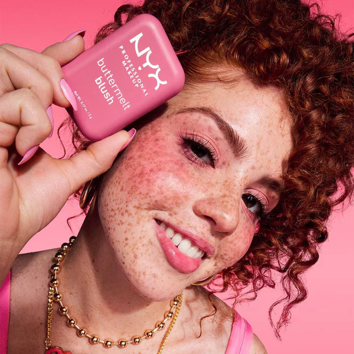 NYX PROFESSIONAL MAKEUP Buttermelt blush Tono GETTING BUTTA Shimmering Rose