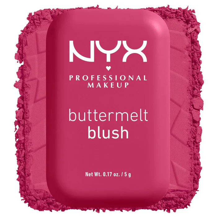 NYX PROFESSIONAL MAKEUP Buttermelt blush Tono BUTTA WITH TIME Vivid Watermelon