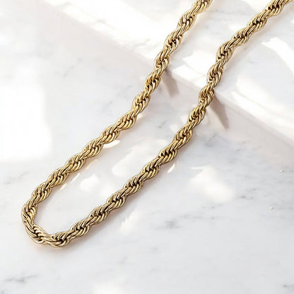 Cadena De Plata 925 Italiana Torsal Calibre 1.9mm en 4 colores