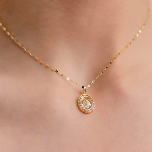 Medalla De La Virgen De Oro De 10k