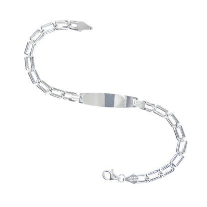 Pulsera Esclava De Plata Ley 925 Para Niña