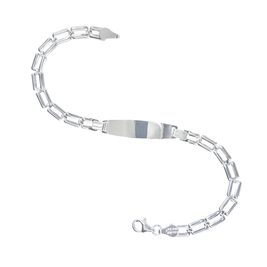 Pulsera Esclava De Plata Ley 925 Para Niña