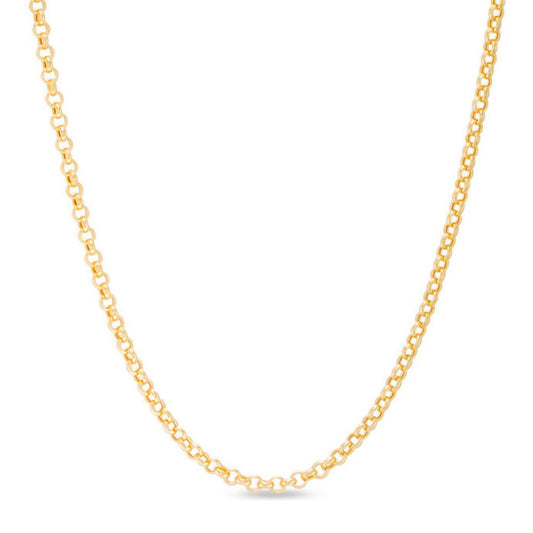 Cadena Ancla Italiana De 14k Medida 55 Cm