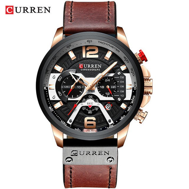 Curren 8329 Reloj De Cuarzo Impermeable Multifuncional Casual Deportivo Militar 8329 xa