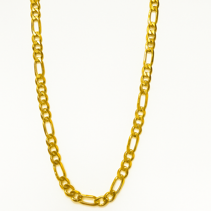 Cadena De Plata 925 Estilo 3x1 Figaro Calibre 4.1mm en 5 colores