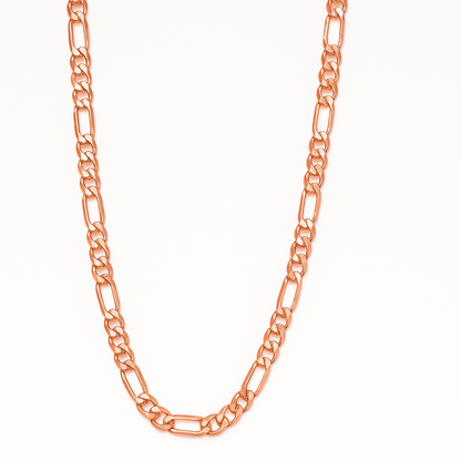 Cadena De Plata 925 Estilo 3x1 Figaro Calibre 4.1mm en 5 colores