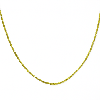 Cadena De Oro Hombre Italiano Torsal 10k Calibre 2.1mm