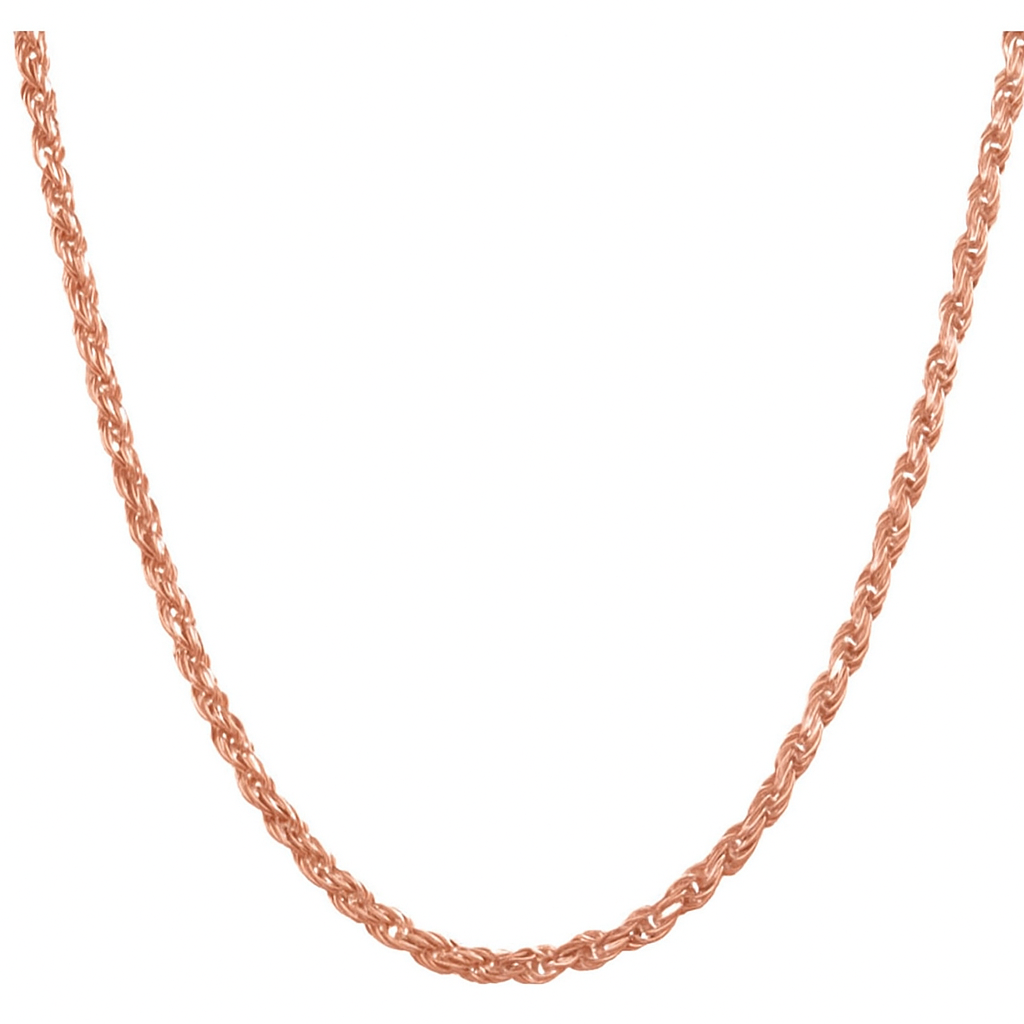 Cadena De Plata 925 Estilo Torsal De 45 Cm Calibre 3.3 Mm