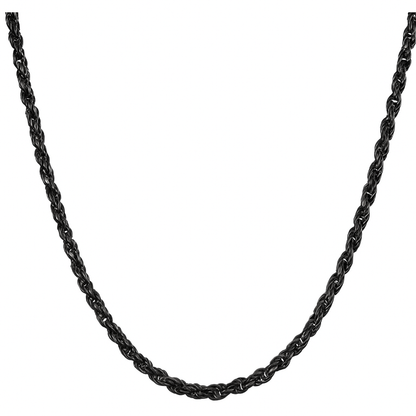 Cadena De Plata 925 Estilo Torsal De 45 Cm Calibre 3.3 Mm