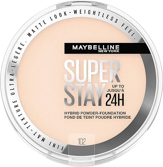 MAYBELLINE SUPER STAYA® UP TO 24HR  HYBRID POWDER-FOUNDATION #102 6G
