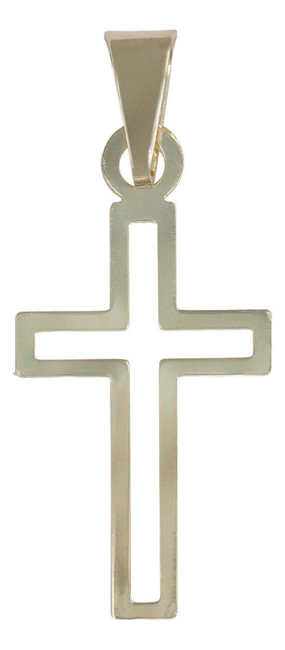 Collar Para Mujer De Oro De 10k De Cruz