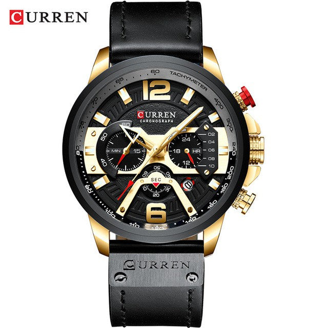 Curren 8329 Reloj De Cuarzo Impermeable Multifuncional Casual Deportivo Militar 8329 xa