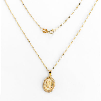 Medalla De La Virgen De Oro De 10k