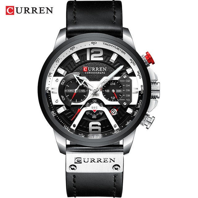 Curren 8329 Reloj De Cuarzo Impermeable Multifuncional Casual Deportivo Militar 8329 xa