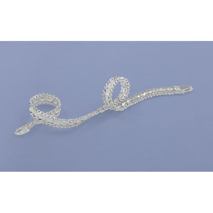 Pulsera De Plata Ley 925 Armada A Mano Para Mujer