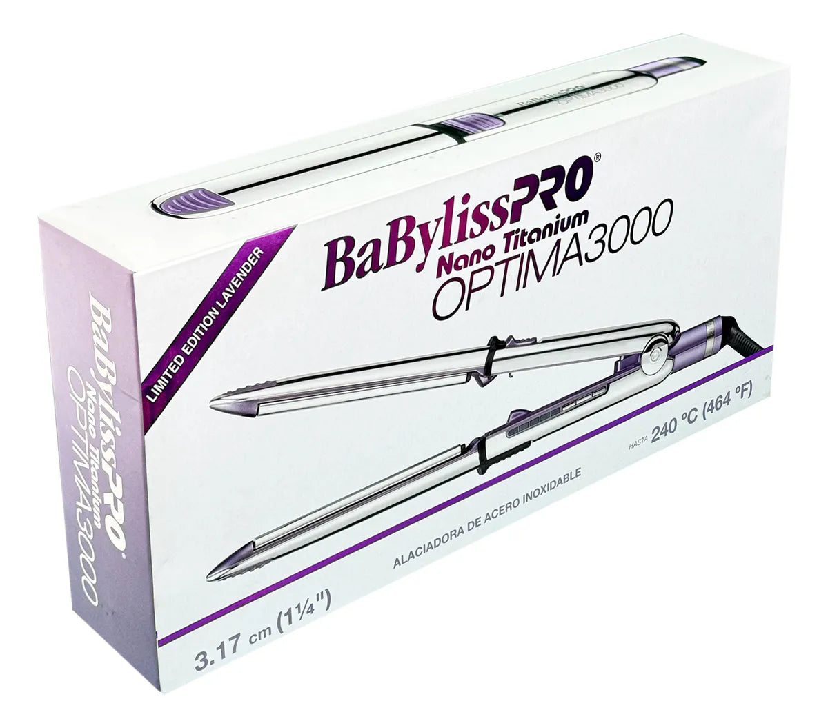 Babyliss Pro Nano Titanium Optima 3000 Aliciadora LAVENDER