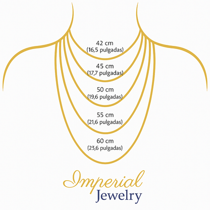 Cadena Italiana Torsal 3x1 Figaro 14k, 60cm, Calibre 3.0mm