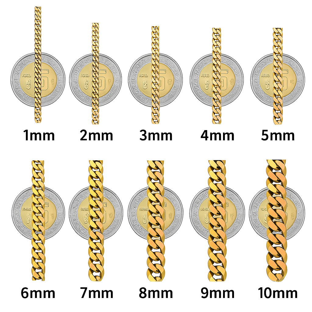 Cadena De Oro Hombre Italiana Figaro 14k Calibre 2.6 Mm
