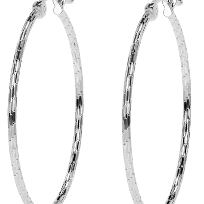 Arete Arracada Diamantada Ligera De Plata Ley 925 Para Mujer Estilo Domino