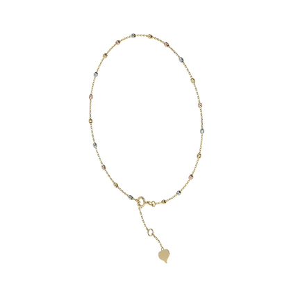 Esclava Viviana Ajustable de Oro 10K con Bola Lisa | Pulsera Elegante de Joyería Fina