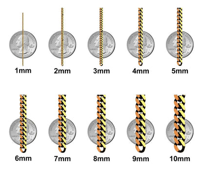 Pulsera Italiana 3x1 Serpentina De 10 Quilates 2mm, 21.5cm