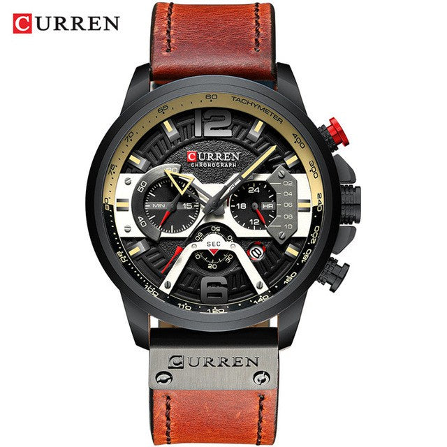 Curren 8329 Reloj De Cuarzo Impermeable Multifuncional Casual Deportivo Militar 8329 xa