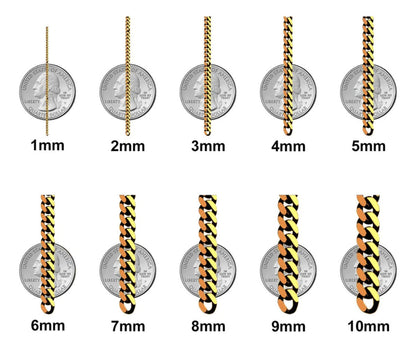 Cadena Ancla Italiana De 14k Medida 55 Cm