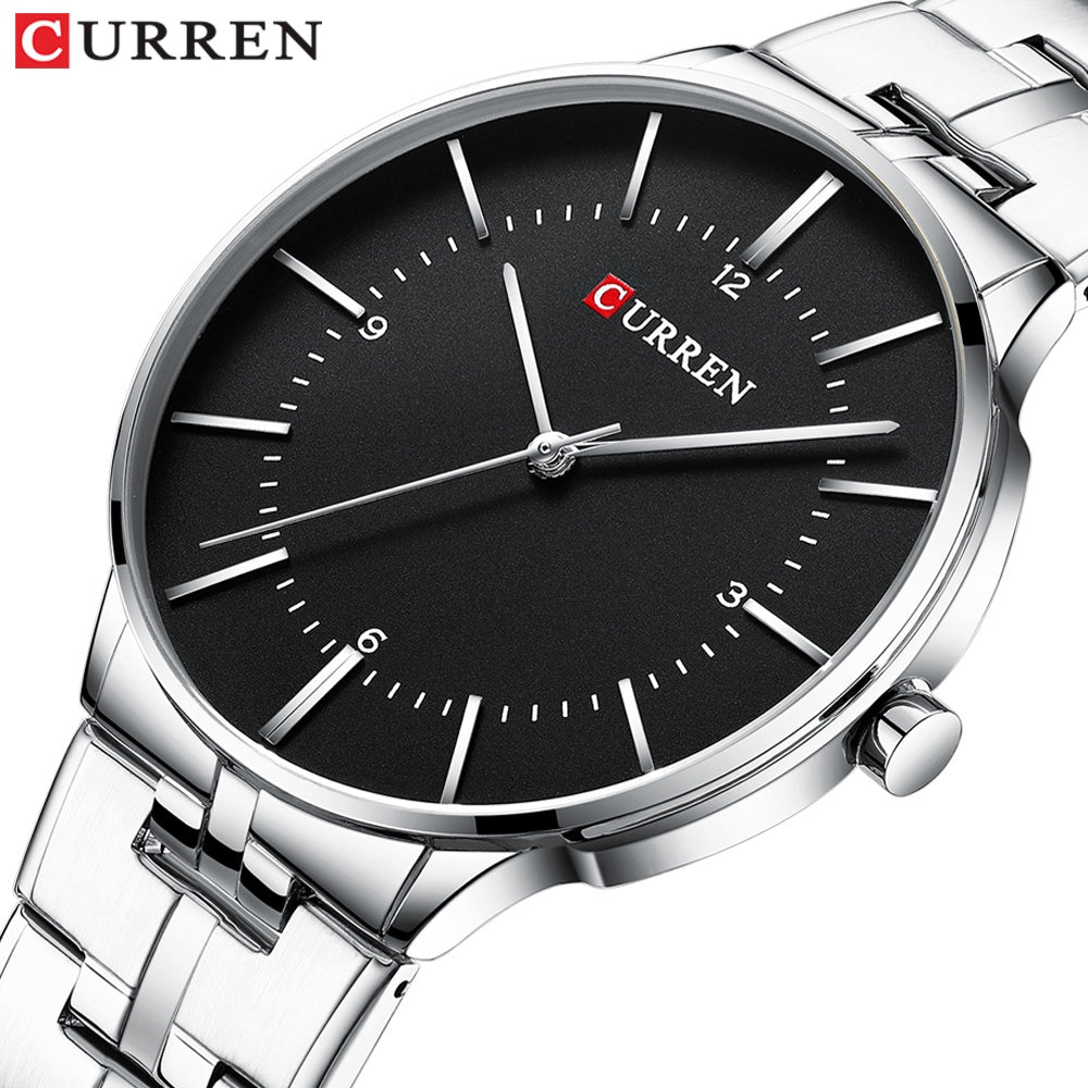 Reloj De Hombre CURREN De Moda Simple Casual De Acero Inoxidable De Cuarzo Impermeable Sin Caja 8321 XS