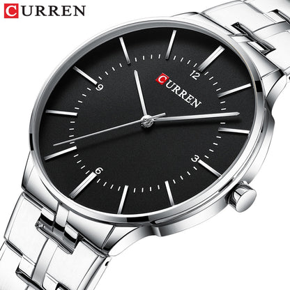 Reloj De Hombre CURREN De Moda Simple Casual De Acero Inoxidable De Cuarzo Impermeable Sin Caja 8321 XS